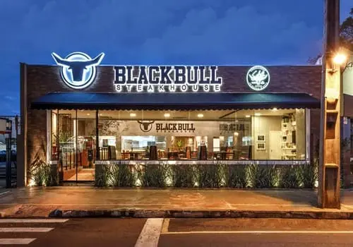 Fachada de Churrascaria