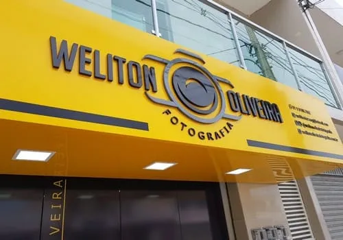 Letreiro em ACM