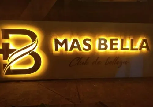 Placas em Neon